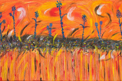 Oranje Woestijn    100x50 (Sold)