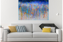 Dripping Trees  100x70  sold